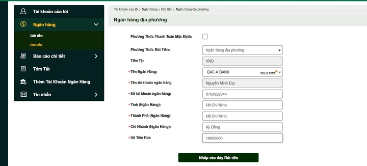 Giải đáp một số thắc mắc về dịch vụ rút tiền v9bet