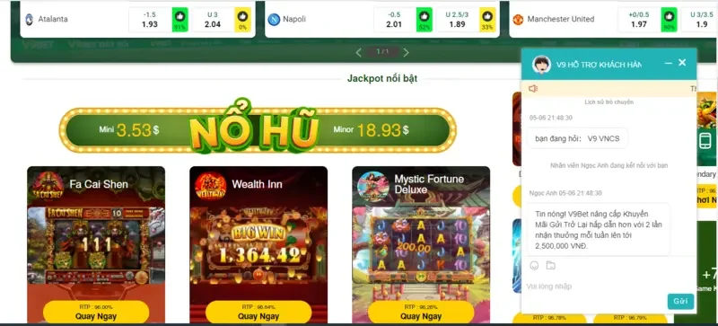 Danh sách kênh Liên hệ V9bet hiện nay