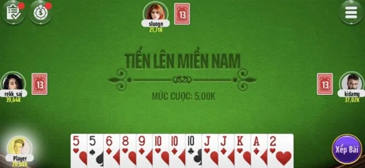 Cách chơi Tiến Lên Miền Nam với đôi không bị thua